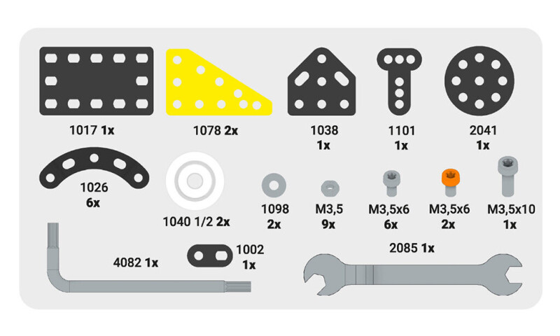 Merkur Moucha 41 dílů